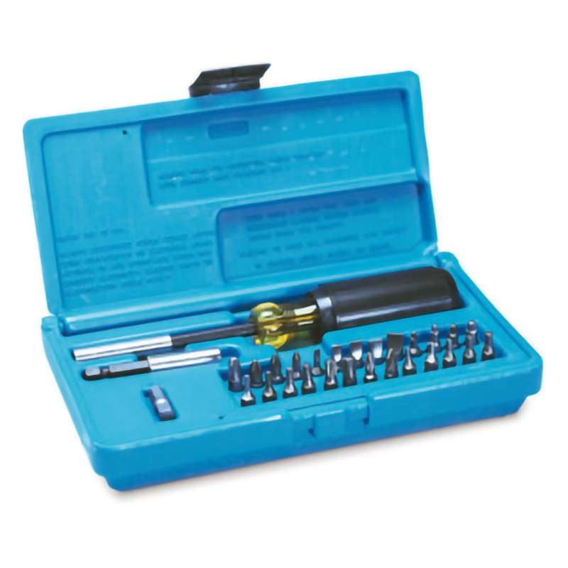 Multi-Bit Screwdriver Set w/Pozidriv 29 Pc